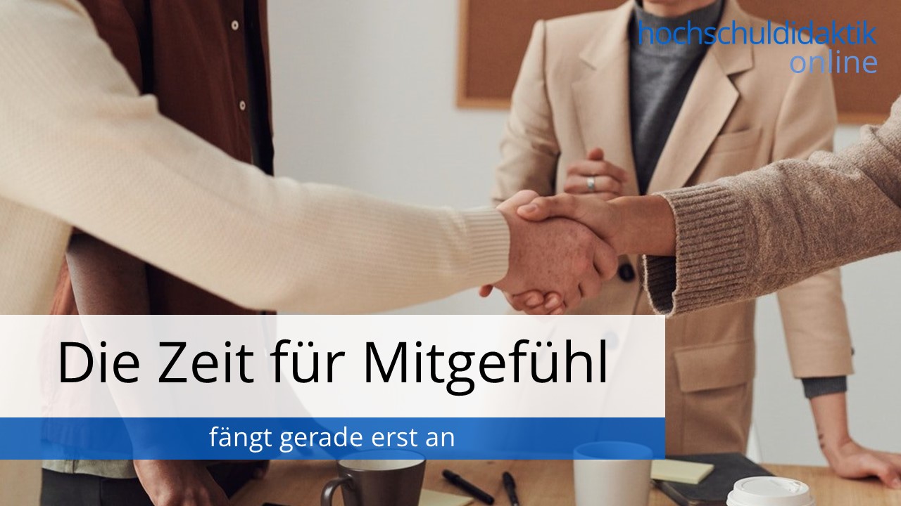 Die Zeit für Mitgefühl fängt gerade erst an