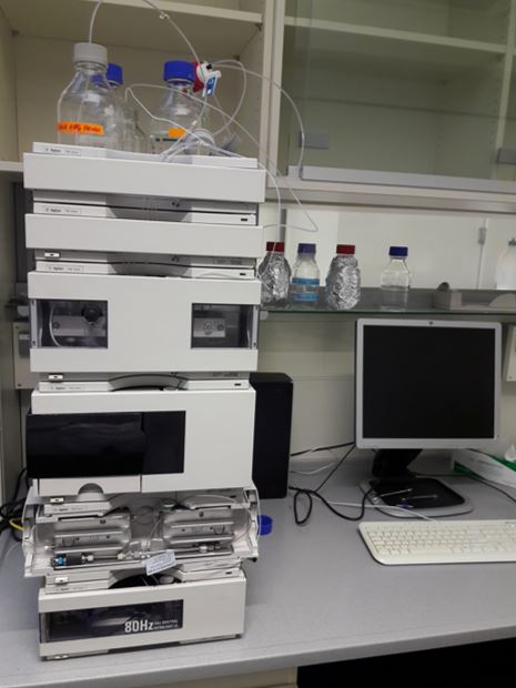 Eine HPLC-Anlage