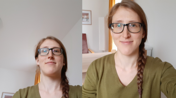 Kamerawinkel von oben und unten