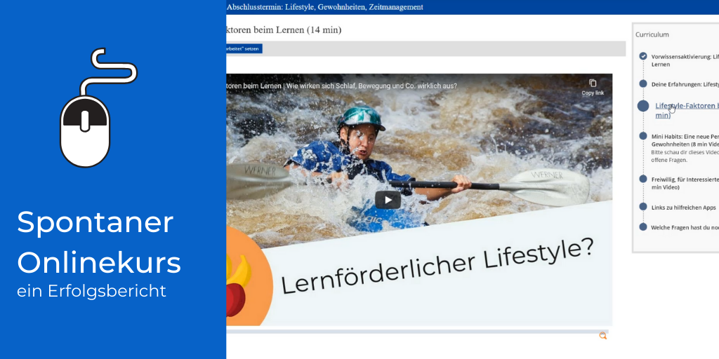Spontaner Onlinekurs